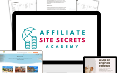 Affiliate Website Secrets Academy, verdien geld met je website!