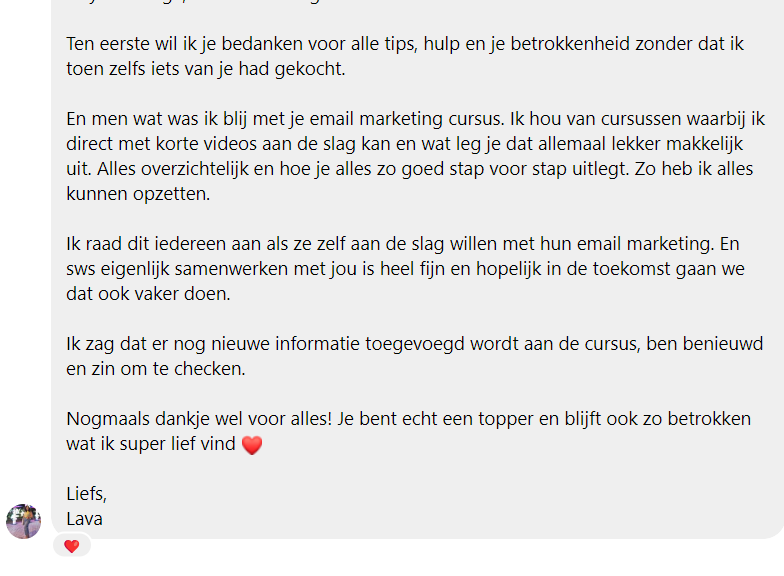 Email marketing curcus