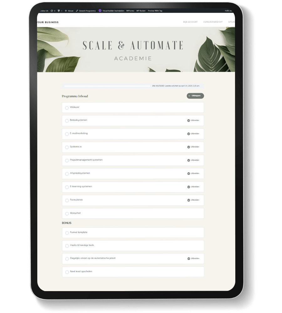 Tooltutorial Library FUNNEL FRAMEWORK | automatisering